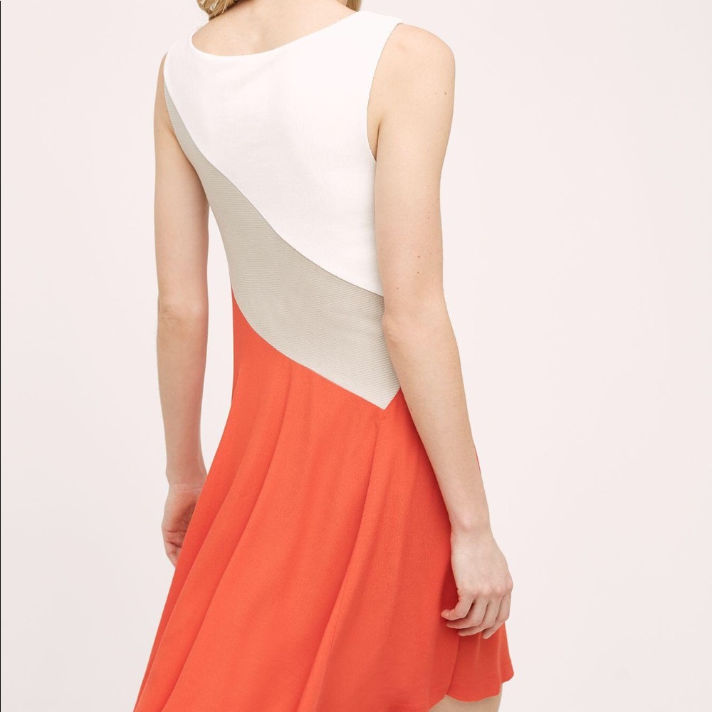 Anthropologie Maeve asymmetrical swing dress